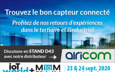 [SALON] WATTECO au salon MtoM IoT World @ Paris 23-24 septembre 2020